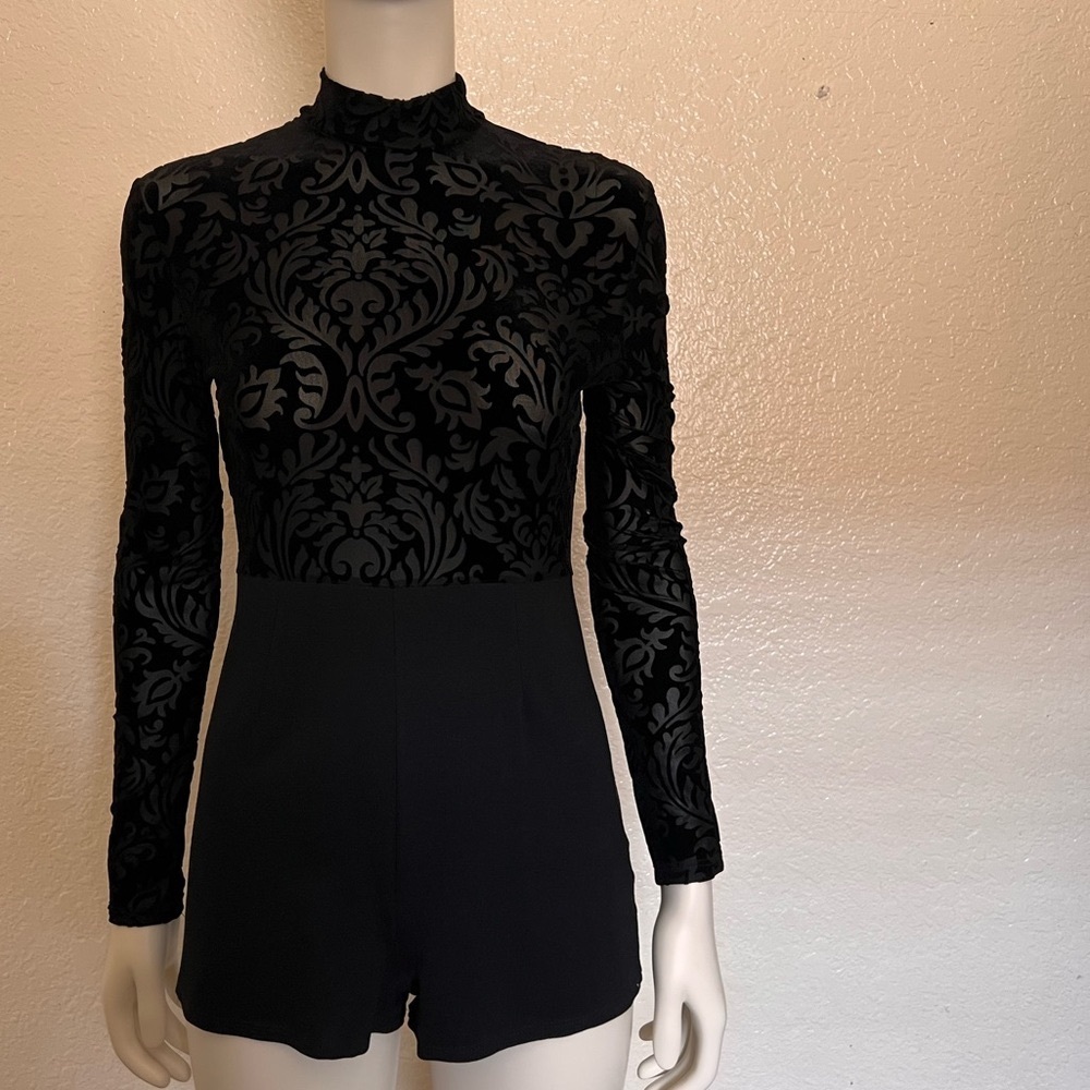 Charlotte Russe black romper